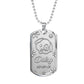 Silver Military Chain Necklace For Dog Lover