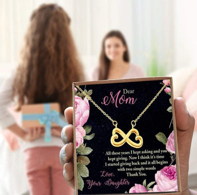 "Thank You Mom For Everything You Gave Me" Necklace For Mom
