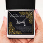 To My Beautiful Wife - Adorable Love Necklace Gift For Wife