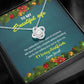 Jewelry "To My Beautiful Wife" Customized Pendant For Christmas