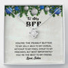 Jewelry "To My BFF" Customized Knot Pendant