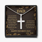 Jewelry To My Dad Artisan Crafted Necklace, Customized Necklace For Father's Day, Silver Necklace For Dad From Son