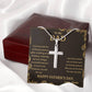 Jewelry To My Dad Artisan Crafted Necklace, Customized Necklace For Father's Day, Silver Necklace For Dad From Son