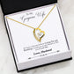 To My Gorgeous Wife Love You Till The Last Breath Premium Heart Pendant
