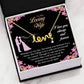 To My Loving Wife Customized Love Pendant