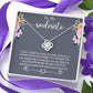 Jewelry To My Soulmate Love Knot Necklace With Message Card