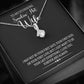 Jewelry To My Stunning Smokin Hot Wife I Love You Alluring Beauty Pendant