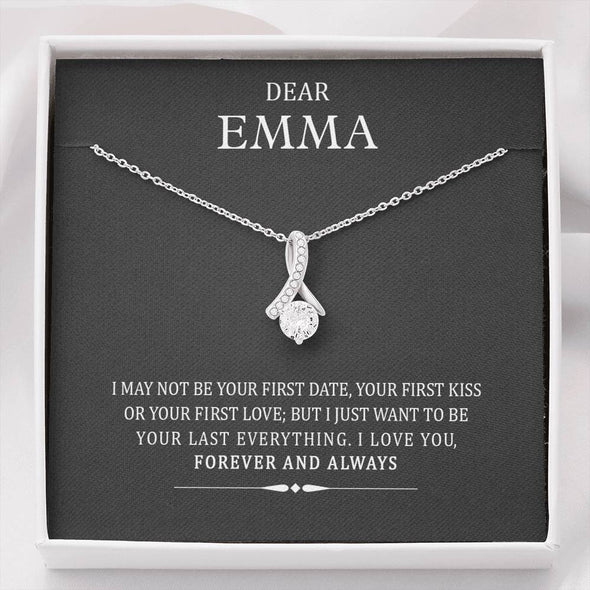 Jewelry Standard Box To My Wife I Just Want To Be Your last Everything Customized Alluring Necklace
