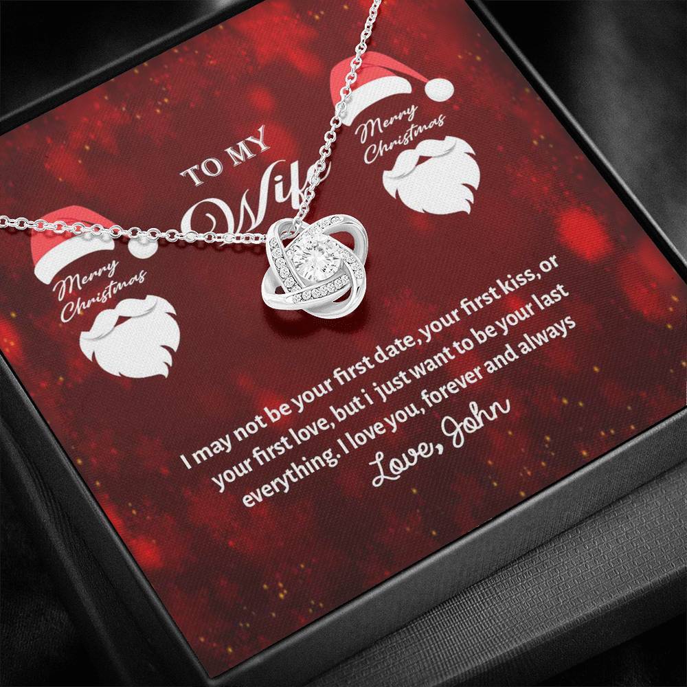 Jewelry "To My Wife" - I Want To Be Your Last Everything Custom Pendant
