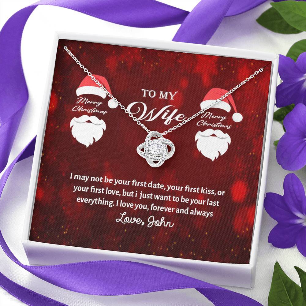 Jewelry "To My Wife" - I Want To Be Your Last Everything Custom Pendant