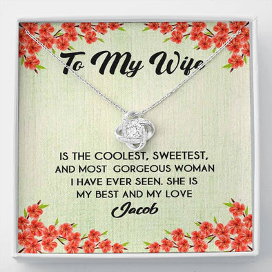 Jewelry "To My Wife" Personalized Pendant
