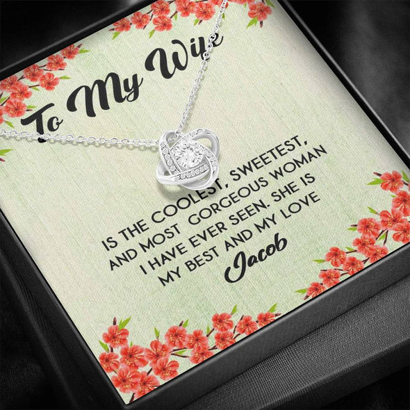 Jewelry "To My Wife" Personalized Pendant