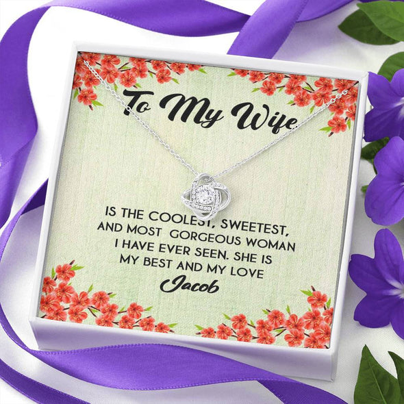 Jewelry "To My Wife" Personalized Pendant