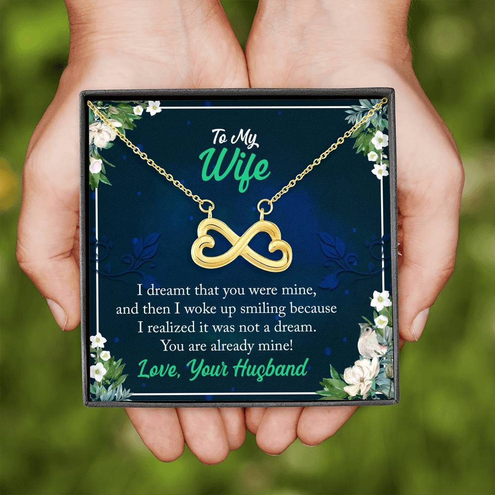 To My Wife "You Are Mine Forever And Always" Necklace