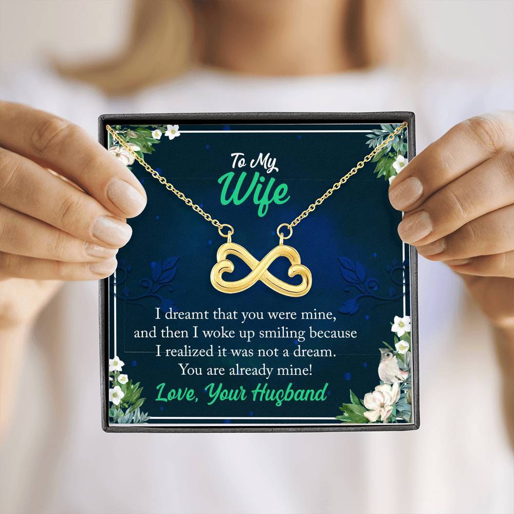 To My Wife "You Are Mine Forever And Always" Necklace