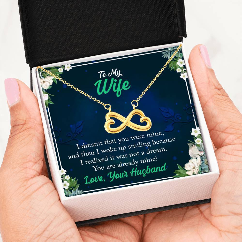 To My Wife "You Are Mine Forever And Always" Necklace
