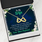 To My Wife "You Are Mine Forever And Always" Necklace