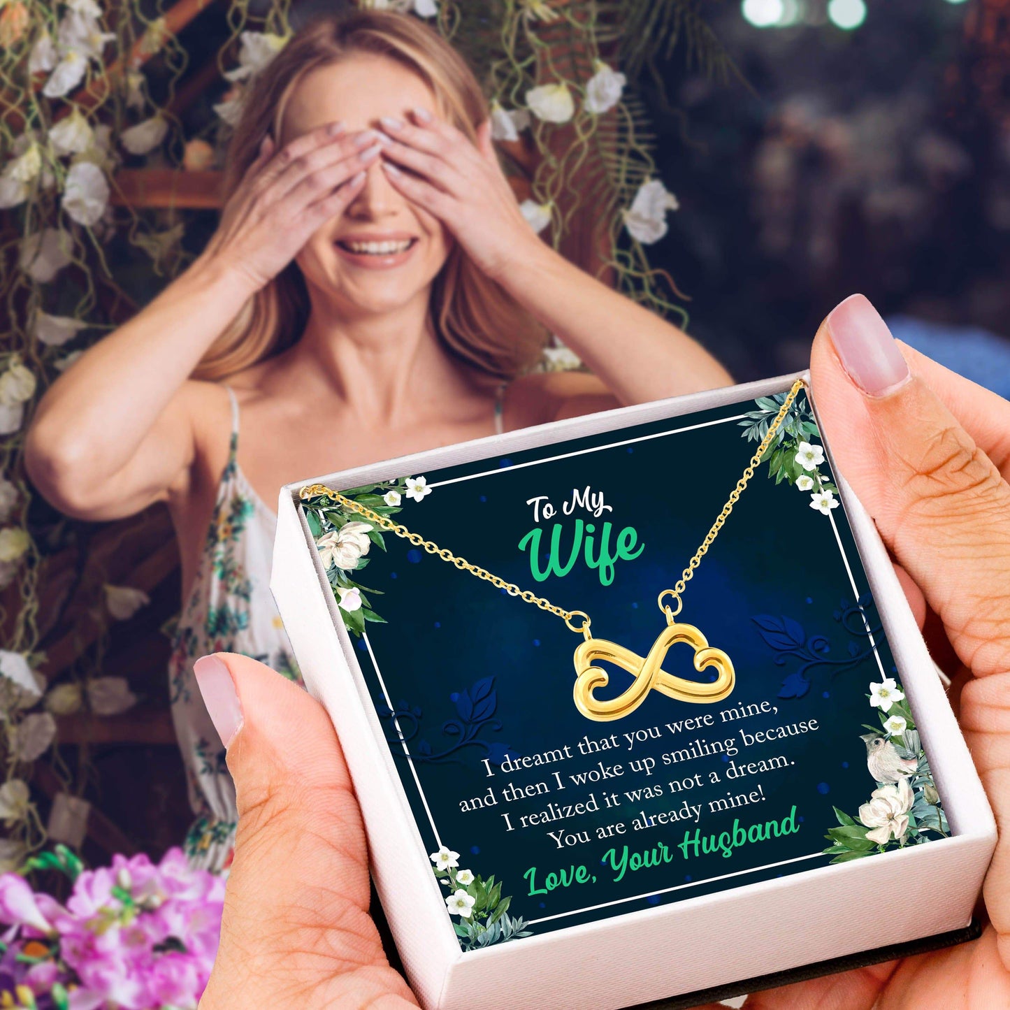 To My Wife "You Are Mine Forever And Always" Necklace