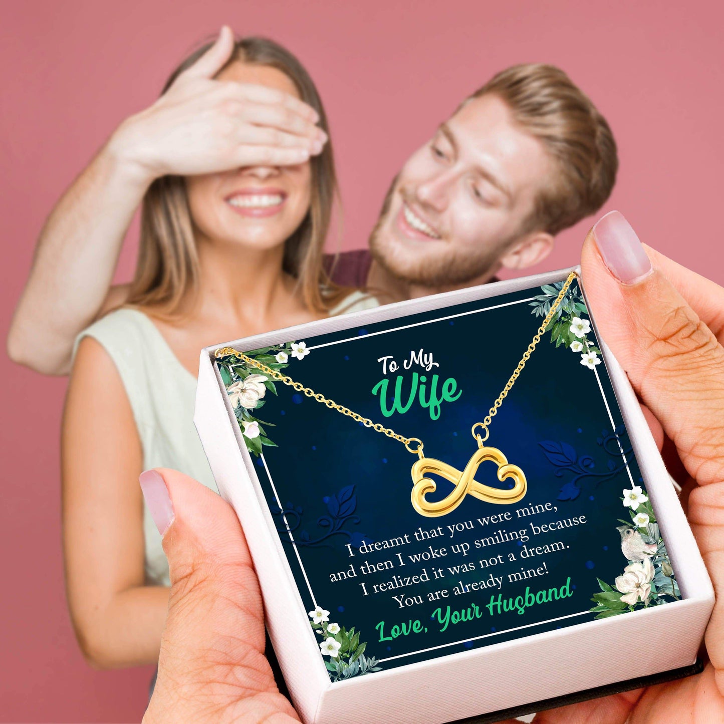 To My Wife "You Are Mine Forever And Always" Necklace