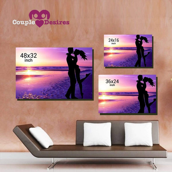 Bedroom Wall Canvas For Lovely Couple