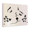 Kissing Couple Wall Art Canvas