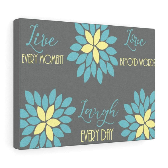 Laugh Every Day Wall Decor Canvas