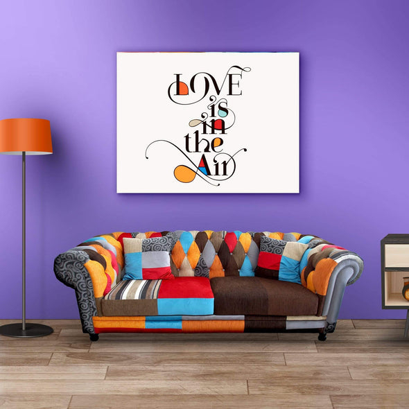 Love Is In The Air Wall Canvas