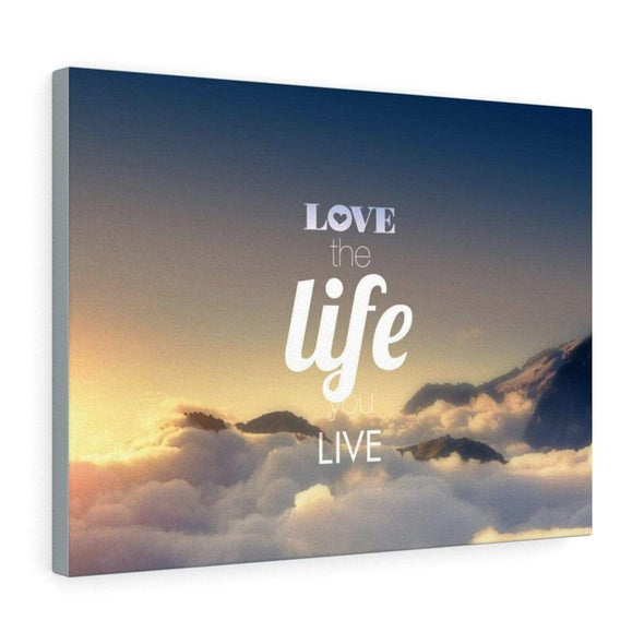 "Love The Life You Live" Wooden Wall Art