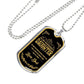 Luxury Military Necklace For Daughter