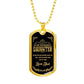 Luxury Military Necklace For Daughter