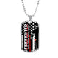 Fire Fighter Military Necklace