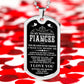Gift To Your Fiancee Military Necklace With Engraving