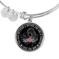 Love You Mom Silver Bracelet