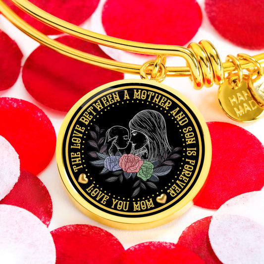 The Love Between A Mother And Son Is Forever Bracelet