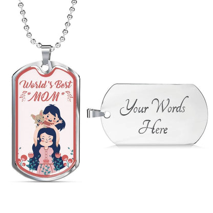 World Best Mom Necklace