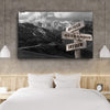 Mountain View Customized Canvas With Multi Names