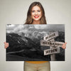 Mountain View Customized Canvas With Multi Names