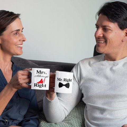 Mr. And Mrs. Coffee Mugs For Couples