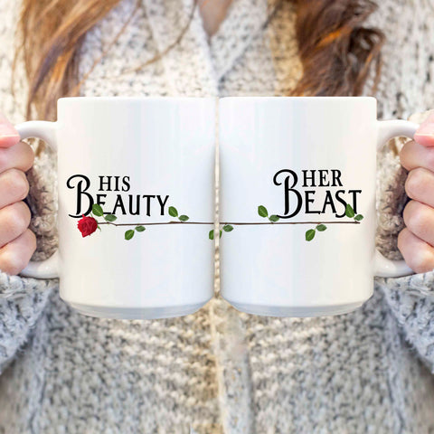 Mugs Beauty And Her Beast Couple Mug