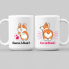 Mugs Guess What Corgi Butt Couples Coffee Mug