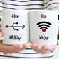 Mugs Hubby & Wifey Funny Couple Coffee Mug