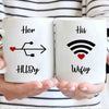 Mugs Hubby & Wifey Funny Couple Coffee Mug