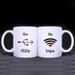 Mugs Hubby & Wifey Funny Couple Coffee Mug