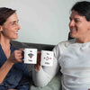 Mugs Hubby & Wifey Funny Couple Coffee Mug