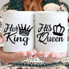 Mugs King And Queen Couples Coffee Mug