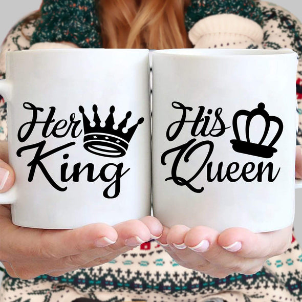 Mugs King And Queen Couples Coffee Mug