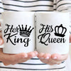 Mugs King And Queen Couples Coffee Mug