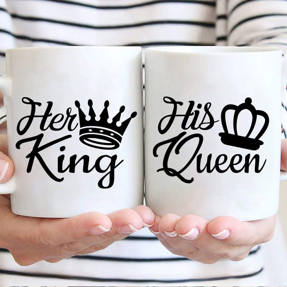 Mugs King And Queen Couples Coffee Mug