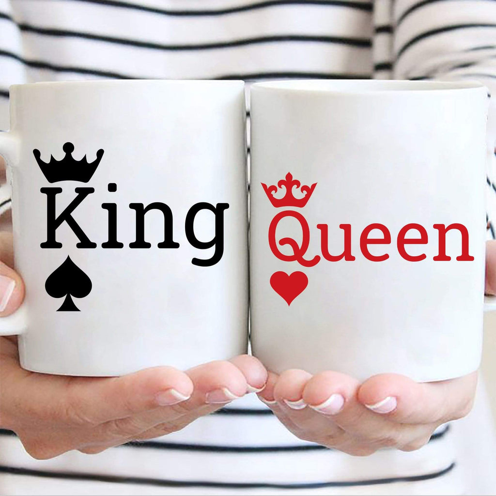 Mugs 11 Oz King And Queen Couples Coffee Mugs