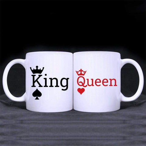 Mugs King And Queen Couples Coffee Mugs